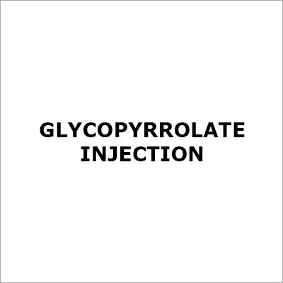 Glycopyrrolate Injection