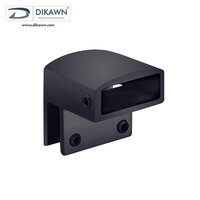 Pipe To Pipe Sq. Connector Bracket - Color: Black