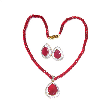 Cubic Zirconia Necklace Set