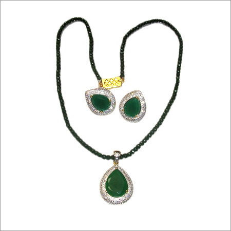 Zircon Stone Necklace Set