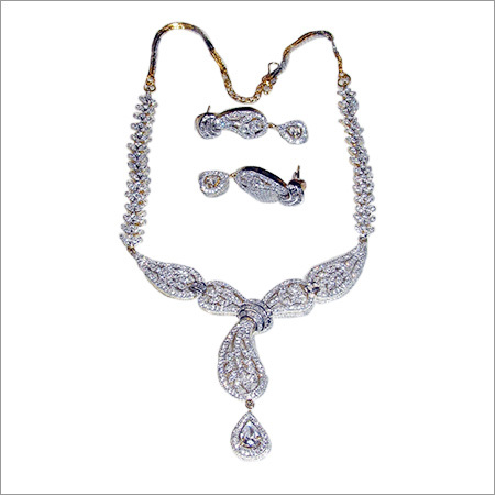 Designer Zircon Necklace Set