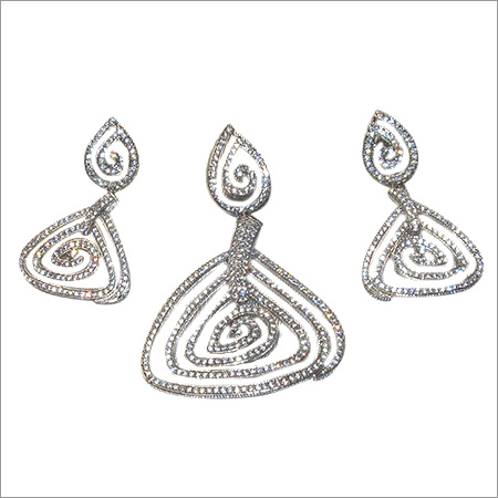 चांदी की कान की बाली सेट