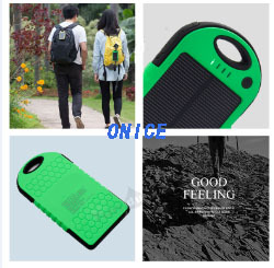 Solar 5000Mah Battery Capacity Mobile Charger S031