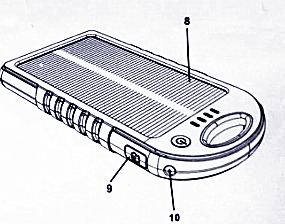solar iPad charger with self-timer function S031-T017