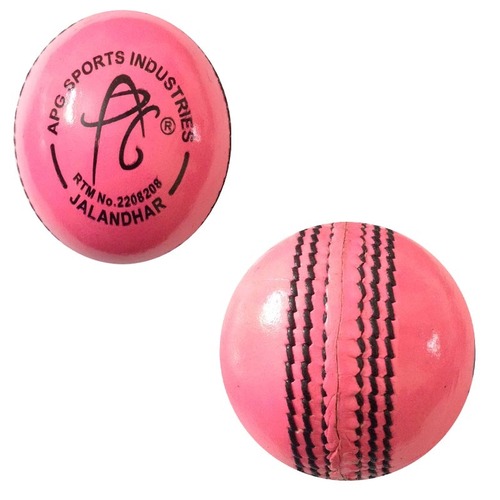 Apg Leather Pink Cricket Ball Age Group: Adults