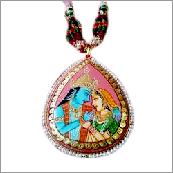 Radha Krishan Jadau Necklace With Beads