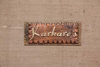 Name Plate - Customizable Size Wooden, Brown | Durable Material, Elegant Design, Professional Look, Easy Installation