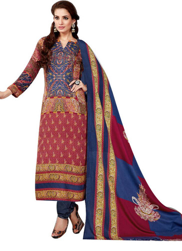 Owomaniya Cotton Printed Suit