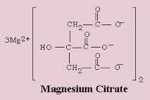 Magnesium Citrate Ph Level: 10