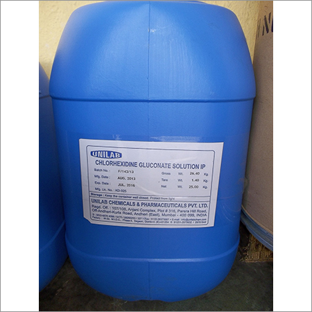 Chlorhexidine Gluconate - Application: Pharmaceutical Industry