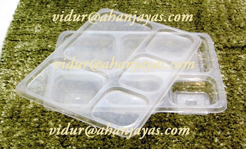 PP 5CP Meal Tray With Lid