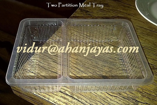 PP 2CP Meal Tray With Lid