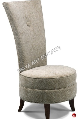 Dinning Chair - Upholstered Fabric, 40x40x90 cm, Beige | Elegant Design, Comfortable Seating, Wooden Frame