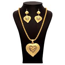 Gold Plated Pendant Set