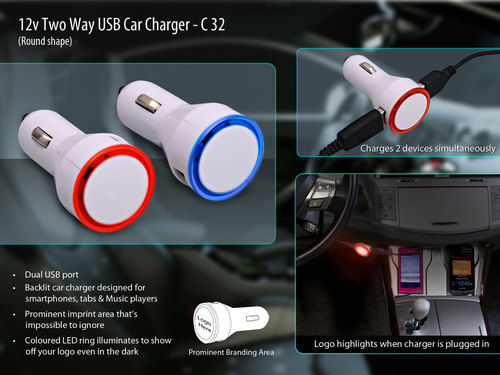 Two Way USB Car Charger