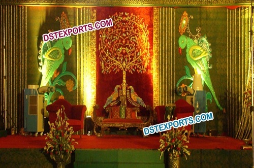 Wedding Stage Hand Embrodried Backdrop Curtain