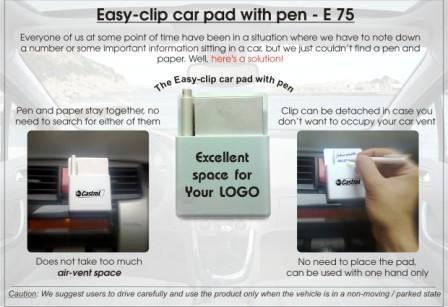 Easy Clip Pad with Pen