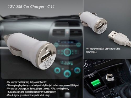 Car Charger USB 12 V