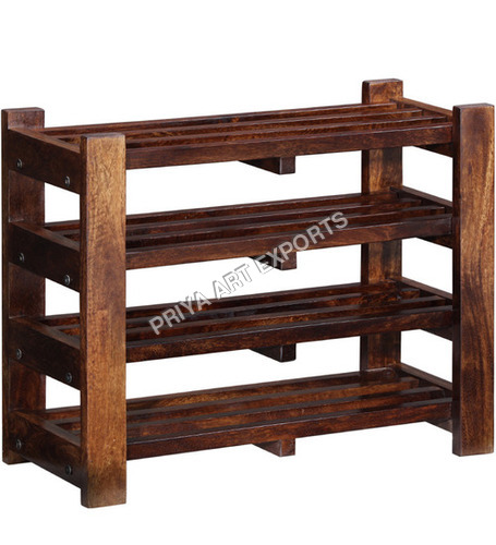 Wooden Shoe Rack