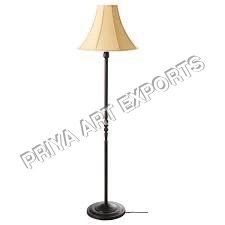 Floor Lamp - Metal & Fabric, 150cm Height, 40cm Shade Diameter | Elegant Design, Adjustable Height, Energy Efficient