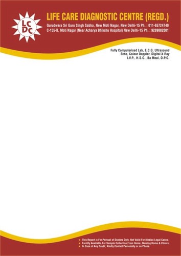 Latter Head - Paper Material, Daily Use Type | Eco-Friendly, Recyclable Features