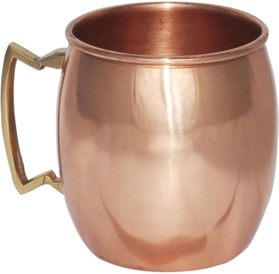 Round Copper Plated Mule Mugs