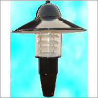 Black Energy Saving Post Top Lamp