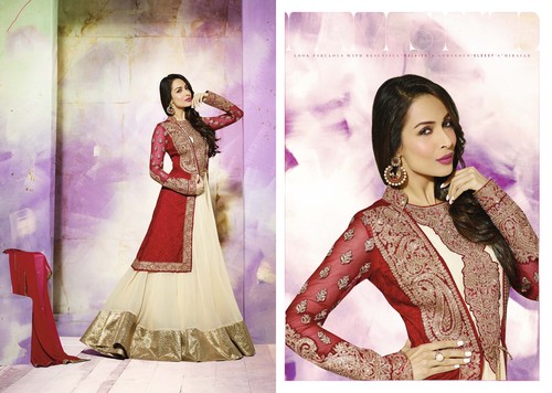 Malaika Arora Khan Georgette Anarkali Salwar Suit
