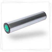 Aluminum Grooved Roller - Customizable Length & Diameter, Smooth Finish, Silver | Grooved Roller For Industrial Machinery Material Handling