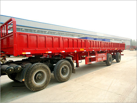Flat Tailgate Transport Semi Trailer
