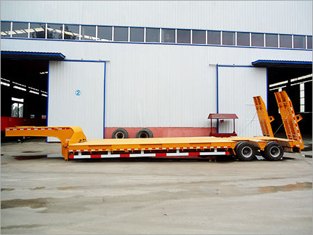 Low Flat Plate Semi Trailer