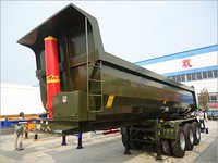Rear Dump Trailer - Steel 9500x2500x3700 Mm, 45000 Kg Payload | Leak Proof, Easy Loading, Low Maintenance