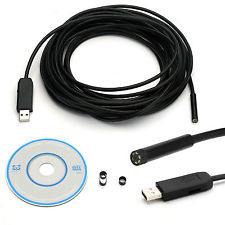 Waterproof Endoscope Borescope Inspection Camera -10 Meter Cable & 4 LEDs Waterproof Endoscope Borescope Inspection Camera -10 Meter Cable & 4 LEDs