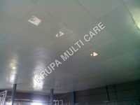 Non Walkable False Ceiling - Galvanized Iron, White Color , Lightweight, High Strength, Moisture Proof, Fire Retardant, Customized Designs Available