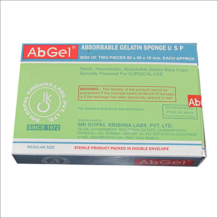 Gelfoam Absorbable Gelatin Sponge