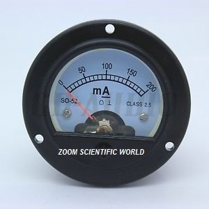 Moving Coil Panel Meter Round