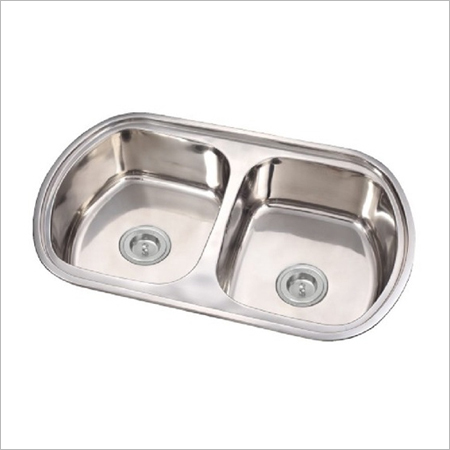 Kitchen Sink - Stainless Steel 201 780x480x180mm, 0.6mm Thick | Durable, Two Basins, Rust Resistant, Stylish Design, Easy Cleaning