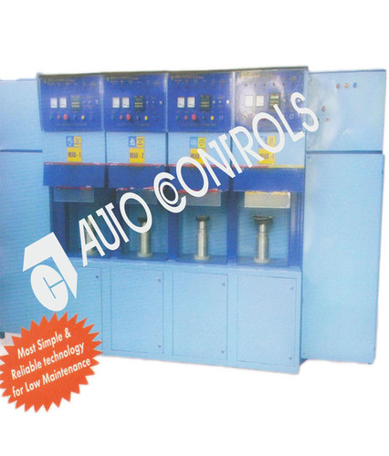 Four head induction brazing machine.