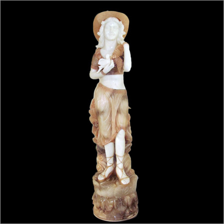 Sculpture Marble Decorative Lady Figures