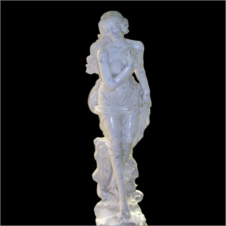Sculpture Semi Nude Woman Marble Statues