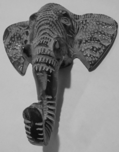 ELEPHANT HEAD COAT HOOK