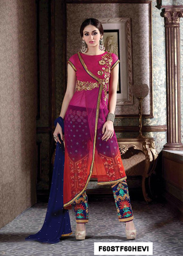 Georgette Straight Suit