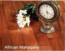 African Mahogany Solid Wooden Flooring - Premium Quality Wood Flooring, Long Life, Water Resistant, Easy Maintenance