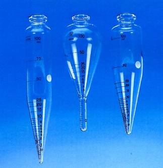 Oil Centrifuge Tubes - Borosilicate Glass 100 ml, 50 mm Diameter, Conical Bottom | Autoclavable, Accurate Readings, Chemical Resistant