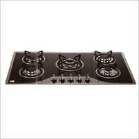 Built In Hobs - Tempered Glass, 900mm, Black, Five Burners | Easy Cleaning, Sleek Design, Precise Control, Efficient Cooking