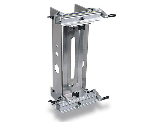 Lock mortising template holder
