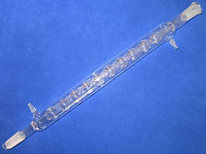 Allihan Condenser - Glass, Effective Length 200-750 Mm, Socket Cone 19-50 Mm | Efficient Condensation, Durable, Versatile Laboratory Use