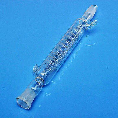 Coil Graham Condenser without Joint - Glass, 200-600 mm, Clear | Efficient Cooling, Durable, Jointless Design