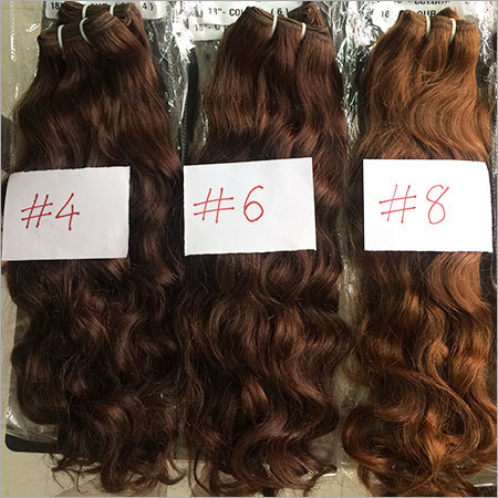 Indian Dark Brown Hair Color Weave at Best Price in Hyderabad | Hritik Exim