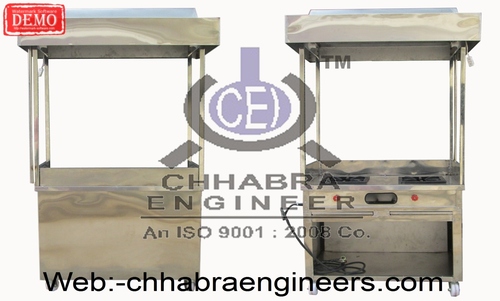 Two Burner Gas Range With Hut - Stainless Steel 13.39 x 7.87 inches | Easy to Use Fast Working Ideal for Hotel Applications